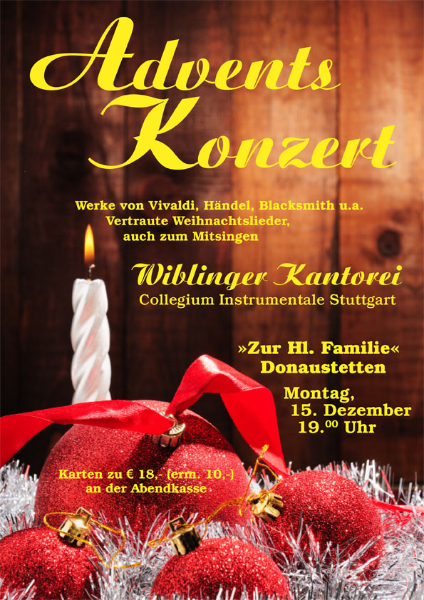 Plakat Adventskonzert